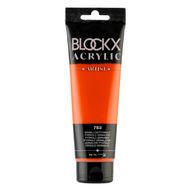 Краски акриловые "Blockx" 753 пиррол вермилион, 120 мл., туба