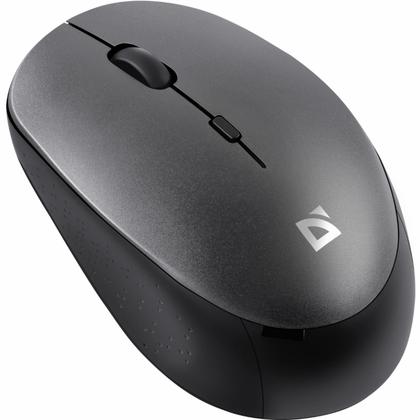 комп. мышь DEFENDER Auris MB-027  (оптич., беспроводная, бесшумная, серый, 800-1600 dpi)
