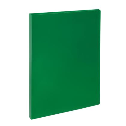 Папка на 2 кольца А4, 25 мм "СТАММ" пласт., зеленый