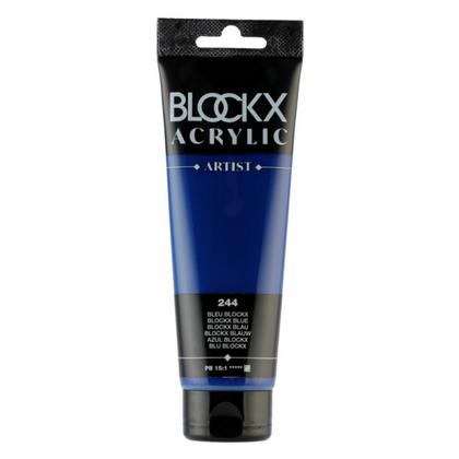 Краски акриловые "Blockx" 244 синий, 120 мл., туба