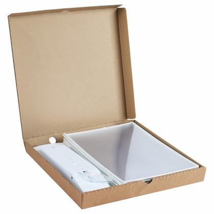 Стойка информац., настен., A4 "OfficeSpace" 10 демопанелей, белый