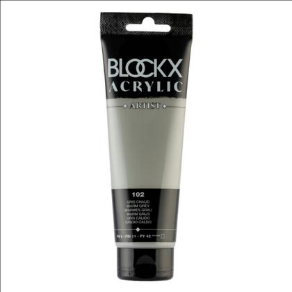 Краски акриловые "Blockx" 150 нейтральный серый, 120 мл., туба