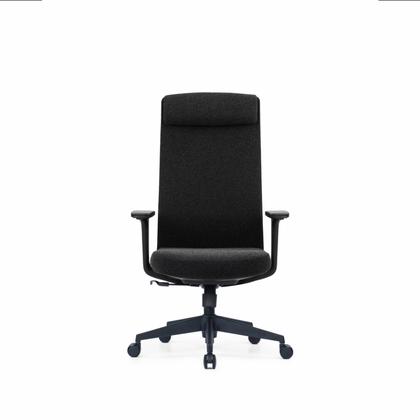 Кресло д/руководителя SitZone CH-366A-WB ткань, черный, крестов. пластик, регулир. подголов., регулир. подлокотн.