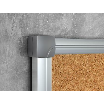 Доска  90*120 см, пробка, в алюмин. профиле Elegant