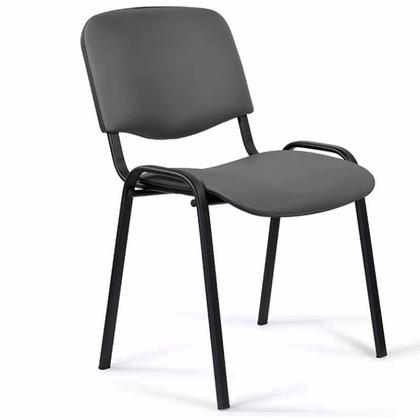 Стул д/посетителей ИЗО BL ткань, серый C-38