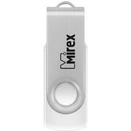 Карта памяти USB Flash 2.0 32 Gb SWIVEL White, пластик, металл, Mirex