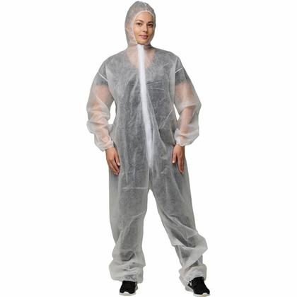 Комбинезон одноразовый "Каспер", цв.белый, 30 г/м2, размер 3ХL, 5шт/упак