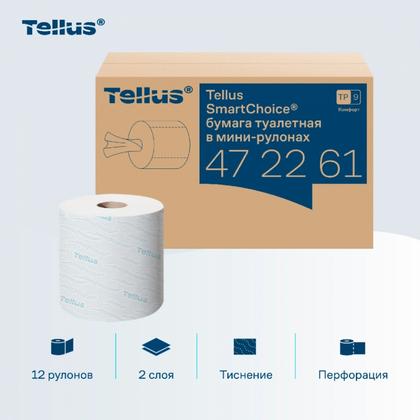 Бумага туалетная  Tellus Комфорт TP9 SmartChoice в мини-рулонах 118,2м, 2-сл.