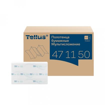 Полотенца бумажные  Tellus Мультисложение Комфорт листовые, 2-сл., 190 листов, HT2