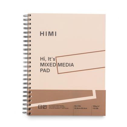 Скетчбук для графики "Himi" , 22,8*30,4 см, 180 г/м2, 40 л.