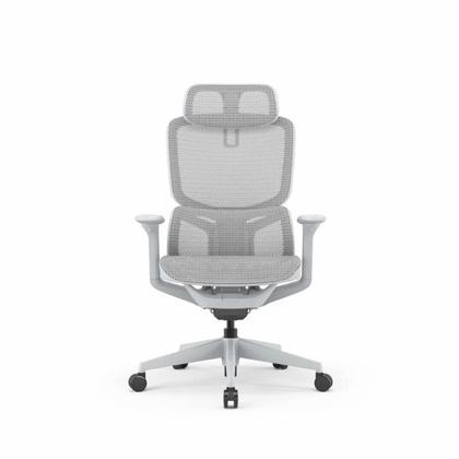 Кресло д/руководителя SitZone E-JX-001А сетка, черный, крестов. пластик, регулир. подголов., регулир. подлокотн., слайдер