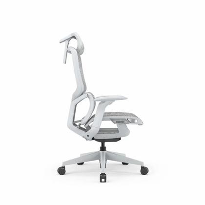 Кресло д/руководителя SitZone E-JX-001А сетка, черный, крестов. пластик, регулир. подголов., регулир. подлокотн., слайдер