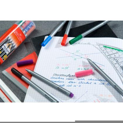 Ручка капиллярная "Grip" 0.4 мм, светло-гераниевый