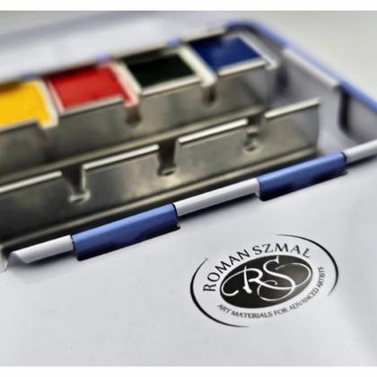 Краски акварельные "Aquarius. USK Symposium set" набор 4 цв., кюветы, металл. коробка