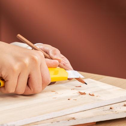 Нож строительный Deli YS EDL018B 18 мм, универсальный