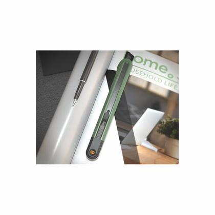 Нож строительный Deli HS EHT4009L 9 мм, Soft Touch, зеленый