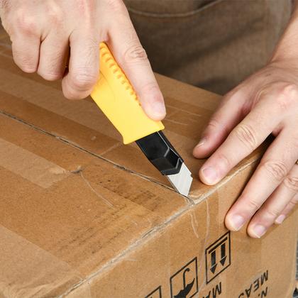 Нож строительный Deli YS EDL003A 18 мм, универсальный