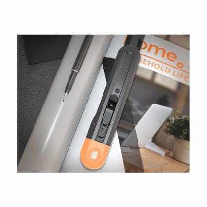 Нож строительный Deli HS HT4018C 18мм, Soft Touch, оранжевый