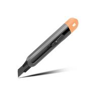 Нож строительный Deli HS HT4018C 18мм, Soft Touch, оранжевый