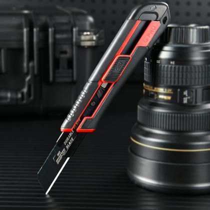 Нож строительный Deli YS EDL018G 18 мм, универсальный