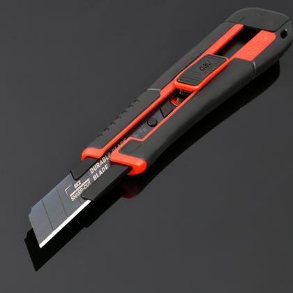 Нож строительный Deli YS EDL018G 18 мм, универсальный