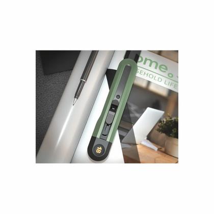 Нож строительный Deli HS EHT4018L 18 мм, Soft Touch, зеленый