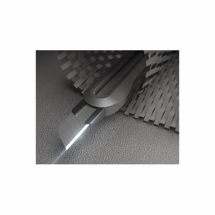 Нож строительный Deli HS HT4009C 9 мм, Soft Touch, оранжевый