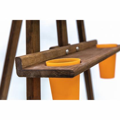 Мольберт лира "Малевичъ. Комфорт" сосна, коричневый