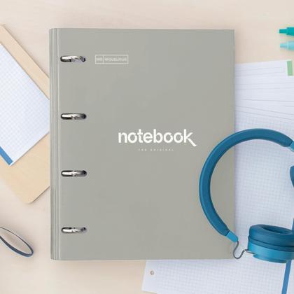 Тетрадь А4 210*297 мм, 100 л., в клетку "Emotions" на кольцах, сменный блок, т.-синий