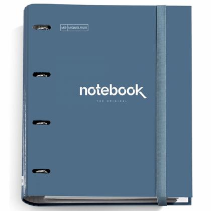 Тетрадь А4 210*297 мм, 100 л., в клетку "Emotions" на кольцах, сменный блок, серый