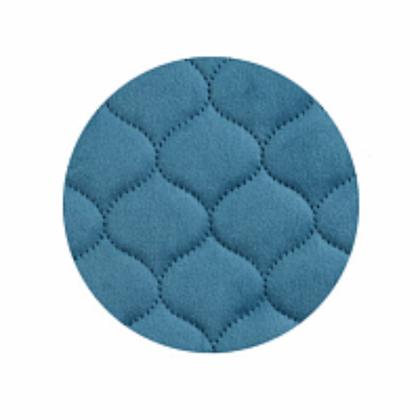 Блокнот А5 140*200 мм, 80 л., в точку "Engraved Br. Bloom" прошит сбоку, тв. обл. карт./ткан., синий