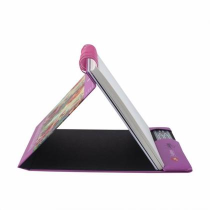 Скетчбук для акварели "Ладога" 17,5*25 см, 300 г/м2, 20 л., розовый, настольный, среднее зерно