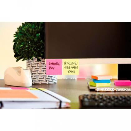 Бумага д/з на кл. осн. 76*76 мм "Post-it Notes" 100 л., зеленый неон