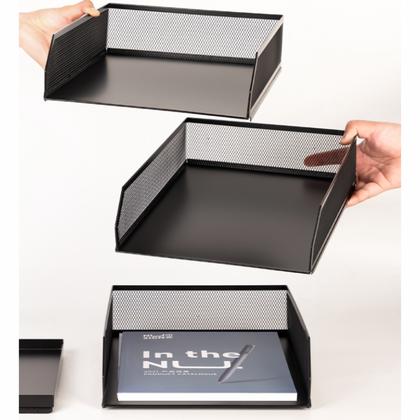 Модуль горизонтальный "Deli PB260" на 4 лотка, черная сетка