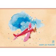 Альбом д/рисования A4 20 л. "Полет фантазии" на скобе