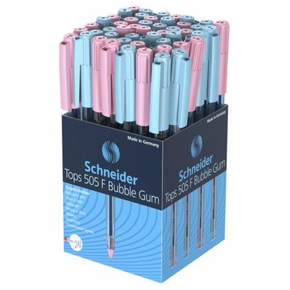 Ручка шарик. "Tops 505 F Pastel" 0,4мм., пласт., ассорти, стерж. синий