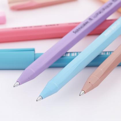 Ручка шарик. "Tops 505 F Pastel" 0,4мм., пласт., ассорти, стерж. синий