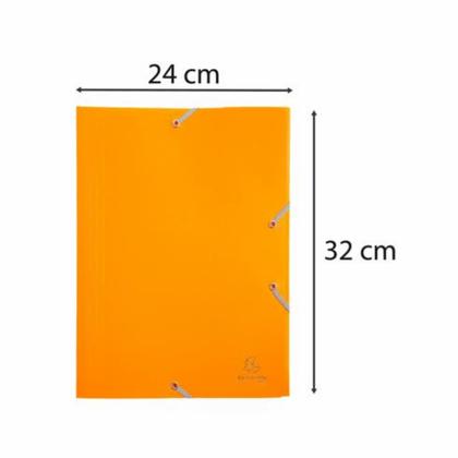 Папка на резинках 15-30 мм. "Exacompta" пласт., фиолетовый