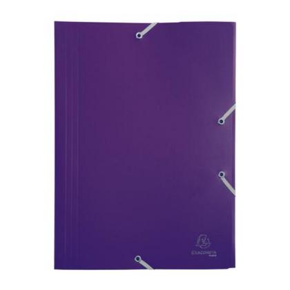 Папка на резинках 15-30 мм. "Exacompta" пласт., фиолетовый