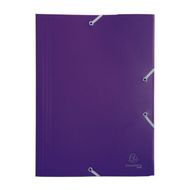 Папка на резинках 15-30 мм. "Exacompta" пласт., фиолетовый