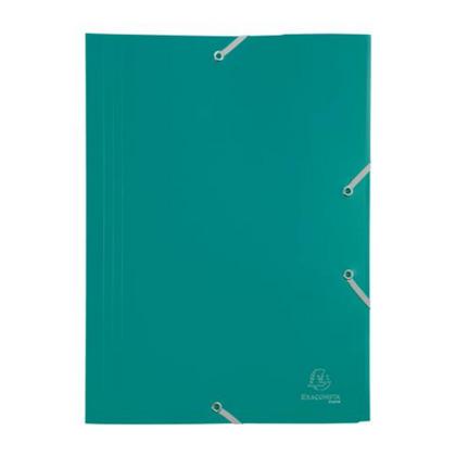 Папка на резинках 15-30 мм. "Exacompta" пласт., зеленый