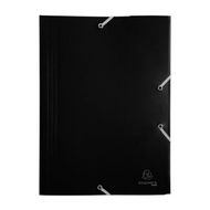 Папка на резинках 15-30 мм. "Exacompta" пласт., черный