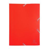 Папка на резинках 15-30 мм. "Exacompta" пласт., красный