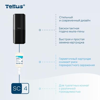 Диспенсер Tellus для мыла-пены сенсорный черный, SC4