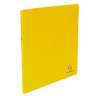 Папка на 2 кольца А4, 20 мм "Exacompta" карт., желтый