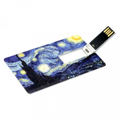 Карта памяти USB Flash 2.0 32 Gb VDK-009, пластик, кредитка, белый 