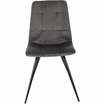 Стул Бюрократ CH-K1_4 ткань, синий, каркас металл, корпус черный, комплект 4шт