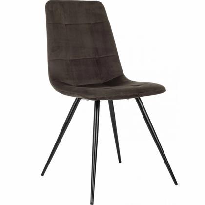 Стул Бюрократ CH-K1_4 ткань, синий, каркас металл, корпус черный, комплект 4шт