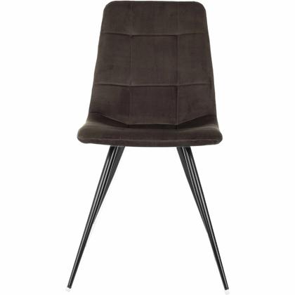 Стул Бюрократ CH-K1_4 ткань, синий, каркас металл, корпус черный, комплект 4шт