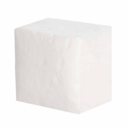 Салфетки бумажные 24*24см 1-сл, цв.белый, 100шт